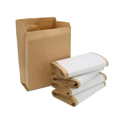 Abbildung von Bio Kompostbeutel aus Kraftpapier, 10 Liter, 20 x 27 cm, 40 Stück, braun, kompostierbar