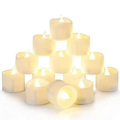 Abbildung von Da by Teelichter LED Kerzen Flammenlose 24 Pack.