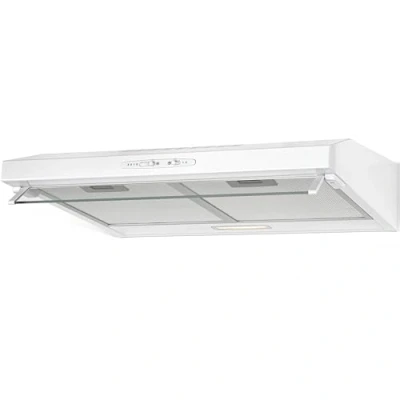 Abbildung von Bomann® Dunstabzugshaube 60cm Unterbau Umluft und Abluft inkl. Befestigungsmaterial &amp; Filter 3 Stufen 205 m3/h 71 dB Abzugshaube DU 623.3 weiß