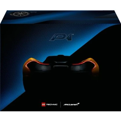 Abbildung von LEGO Technic McLaren P1, Set mit Supersportwagen für Erwachsene, Geschenk Autofans, maßstabsgetreues Sammlerstück V8 Kolbenmotor und 7 Gang Getriebe, Modellauto, Spielzeugauto 42172