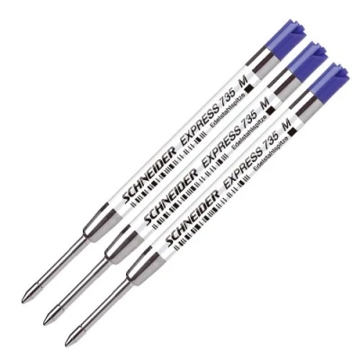Abbildung von Schneider 77305 Kugelschreibermine 735M 3 er, blau