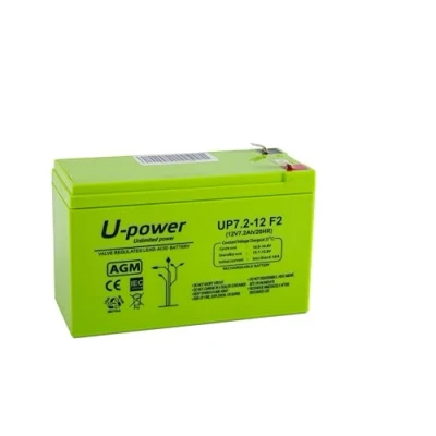 Abbildung von U Power Blei Akku AGM 12V 7.2Ah F2 6,3mm