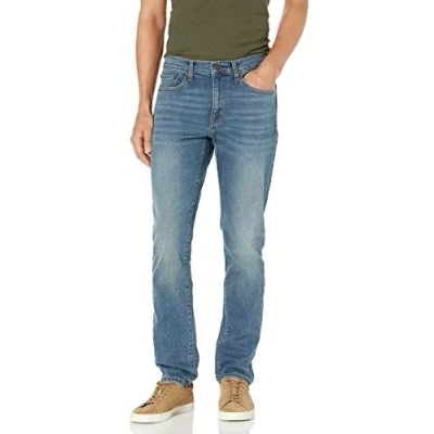 Abbildung von Amazon Essentials Herren Slim Fit Jeans, Mittelblau Vintage, 31W / 28L