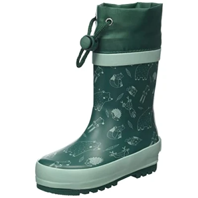Abbildung von Playshoes Jungen Unisex Kinder Gummistiefel Zugband Regenstiefel, Waldtiere, 23 EU