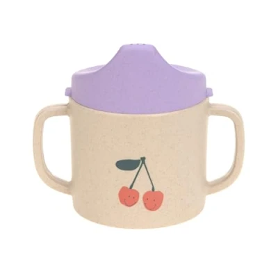 Abbildung von LÄSSIG Kinder Trinklernbecher mit Henkel und abnehmbarem Deckel 150 ml/Sippy Cup Happy Fruits Cherry