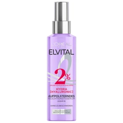 Abbildung von L&#039;Oréal Paris Elvital feuchtigkeitsspendende Spray Kur für glänzendes Haar, Serum mit Hyaluron einen Feuchtigkeitsboost, Hydra Hyaluronic, 150 ml