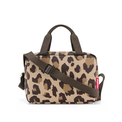 Abbildung von reisenthel coolerbag to go Leo Macchiato Kleine Lunch Kühltasche zum Umhängen Ideal für Picknicks, das Büro und unterwegs