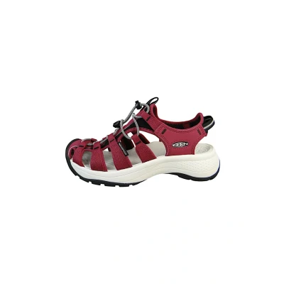 Abbildung von Keen Astoria WEST Trekkingsandale, Damen, Größe: 40.5, Beaujolais star white Schuhe