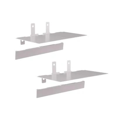 Abbildung von Nanoleaf Blocks Erweiterungspack 2 Regale, ultra dünne Regale aus Edelstahl Design für stilvolle Präsentation von Sammlerstücken, Einfache Schraubenmontage (inklusive Schrauben)