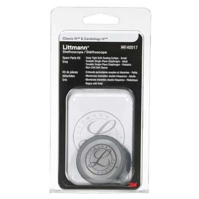 Abbildung von 3M Littmann Stethoskop Ersatzteil Set, Classic III, Cardiology IV und CORE , 40017, grau