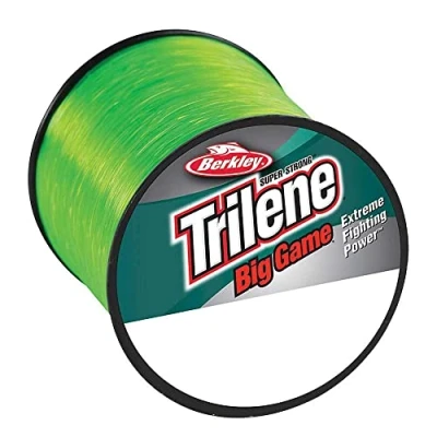 Abbildung von Berkley Trilene Big Game Monofile Angelschnur, 20LB 9kg, 600m, Solar