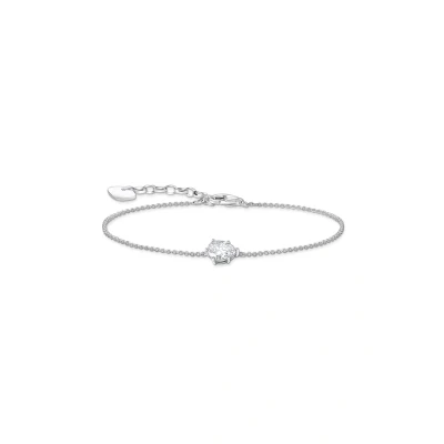 Abbildung von Thomas Sabo Armband mit pinkfarbenem Zirkonia Tropfen 925 Sterlingsilber A2159 051 14