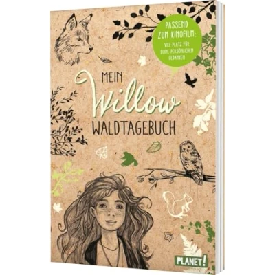 Abbildung von Ein Mädchen namens Willow: Mein Willow Waldtagebuch: Hübsches Notizbuch für und Wald Fans
