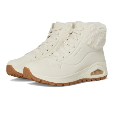 Abbildung von Skechers Damen UNO Fall Air Sneaker Winterstiefel 167274 NAT Natur, Schuhgröße:37 EU