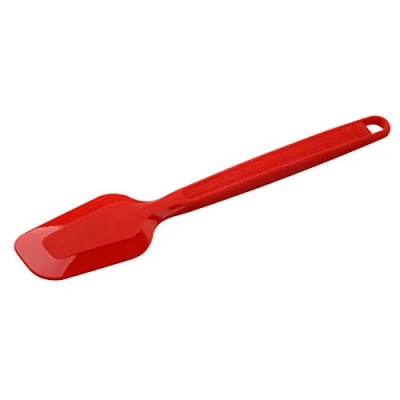 Abbildung von Dr. Oetker Silikon Teigschaber 22 cm FLEXXIBLE Love, Küchen Schaber aus hochwertigem Platinsilikon, spülmaschinengeeignet, Teig Spachtel für runde und eckige Kanten (Farbe: Rot), Menge: 1 Stück