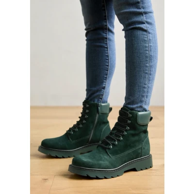 Abbildung von Tamaris Schnürstiefelette, Damen, Größe: 37, Green Schuhe