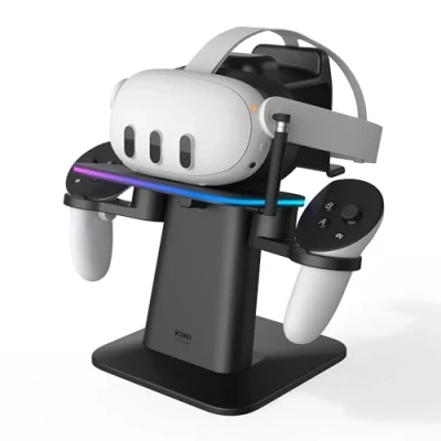 Abbildung von KIWI design Ladestation für Meta Quest 3S/Quest 3/Quest 2/Quest Pro Zubehör, Akkreditiert von