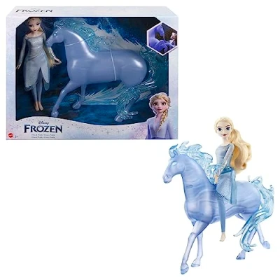 Abbildung von DISNEY Die Eiskönigin Elsas und Olafs Eiscreme Stand mit Dessertmaschine Zubehör, für Kinder ab 3 Jahren, HMJ48