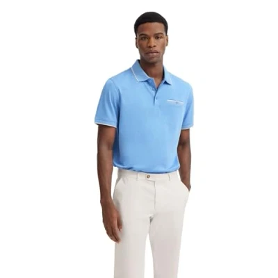 Abbildung von bugatti Herren Poloshirt Brusttasche Kurzarm Modern Fit