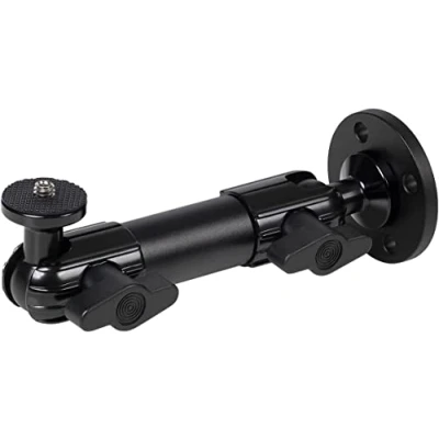 Abbildung von Elgato Wall Mount Hochwertiger horizontaler Gelenkarm, ¼ Zoll Gewinde für einfaches Befestigen und Anpassen von Beleuchtung, Kameras Mikrofonen, perfekt Streaming, Videokonferenzen, Studios