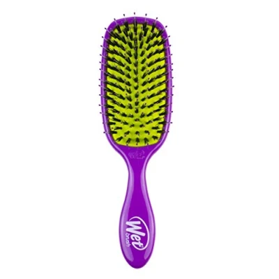 Abbildung von WetBrush Shine Enhancer Haarbürste, natürliche Wildschweinborsten, umweltfreundlich, Violett