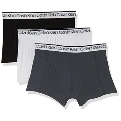 Abbildung von Calvin Klein Surge Trunk 3Pk Herren, Mehrfarbig (BLACK/WHITE/TURBULENCE), XL