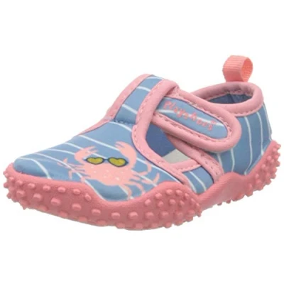 Abbildung von Playshoes Unisex Kinder Aquaschuhe Laufschuh, Blau Pink Krebs, 22/23 EU