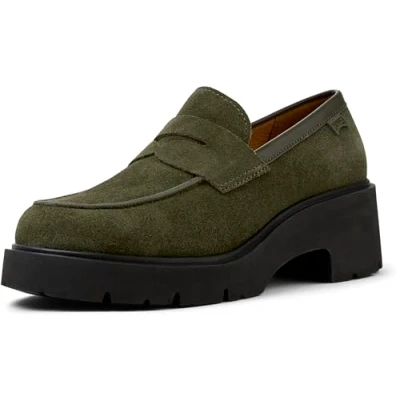 Abbildung von Camper Damen Milah K201425 Moccasin, Dunkelgrün 021, 38 EU