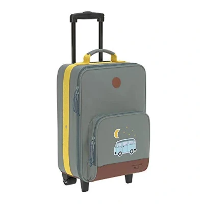 Abbildung von LÄSSIG Kinder Trolley Reisekoffer mit Packriemen und Rollen 18,3 Liter, 46 cm, 3 Jahre/Trolley Adventure Bus