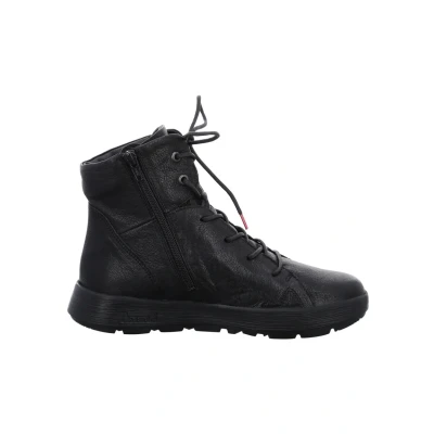 Abbildung von THINK! Damen COMODA chromfrei gegerbte Schurwolle Schneestiefel, 0000 SCHWARZ, 40 EU