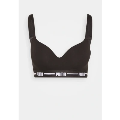 Abbildung von Puma Women SOFT Padded BRA Tshirt BH, Damen, Größe: 85B, Black
