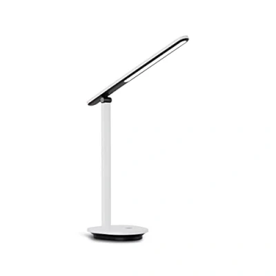 Abbildung von PHILIPS LED Ivory Schreibtischleuchte (5 W), dimmbare und tragbare Tischleuchte mit EyeComfort, energiesparende Beleuchtung, weiß