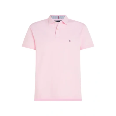 Abbildung von Tommy Hilfiger Regular Poloshirt, Herren, Größe: Small, Light pink
