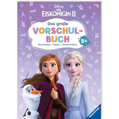 Abbildung von Disney Die Eiskönigin 2: Das große Vorschulbuch: Buchstaben, Zahlen, Konzentration
