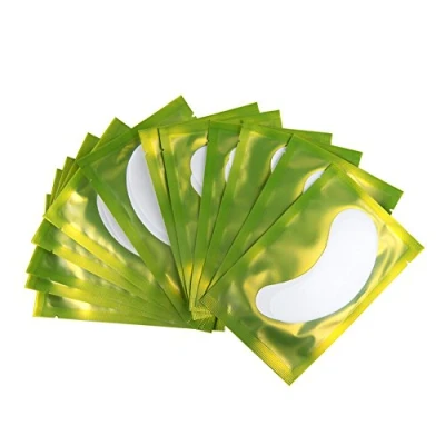 Abbildung von Lunamoon Augenpads für Wimpernverlängerung Wimpern Pads Pad Eye Auge Gel Wimpernlifting Färben Lash Extension 50 Paar(Grün)