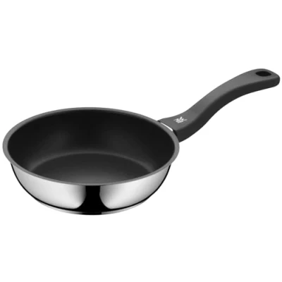 Abbildung von WMF Devil Bratpfanne 20 cm, Pfanne Induktion, Cromargan Edelstahl beschichtet, Kunststoffgriff