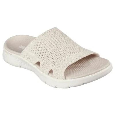 Abbildung von Skechers Damen Go Walk Flex Elation Schiebe Sandalen, Natürlich, 39 EU