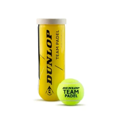 Abbildung von Dunlop Team Padel, Padel Bälle für Freizeit und Trainingsspiele (3 Stück)