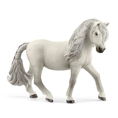 Abbildung von schleich HORSE CLUB 13942 Realistische Islandponystute, Pferde Spielzeug Figur Islandponystute Pferd Actionfigur, Bauernhof für Jungen und Mädchen ab 5 Jahren