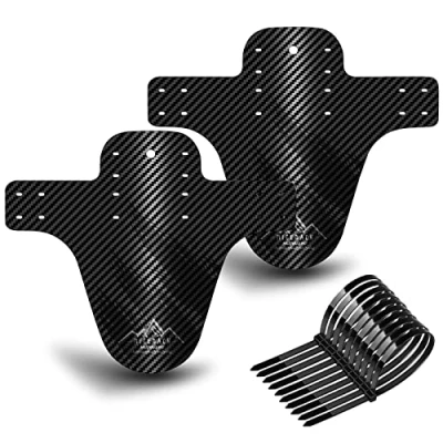 Abbildung von NICEDACK Schutzbleche Mountainbike,Mountainbike Spritzschutz, MTB Vordere und Hintere Kompatible Mudguard,Fahrrad Zubehör Mud Guard Fit 20 26 27 27.5&quot; 29 Zoll Fat Bike