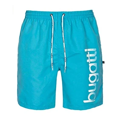Abbildung von Bugatti Herren Badeshort in Marineblau, türkis oder schwarz, Malibu Blue (Modell: 2019), M