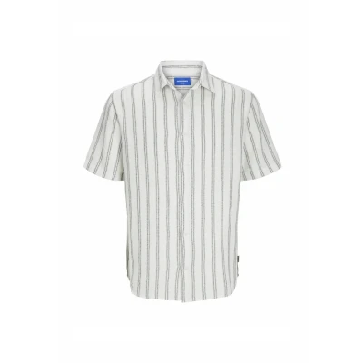 Abbildung von Jack &amp; Jones Relaxed FIT Hemd, Herren, Größe: Small, Cloud dancer