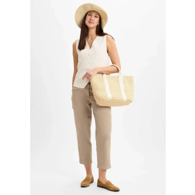 Abbildung von Marc O&#039;Polo Stoffhose, Damen, Größe: 46, Beige