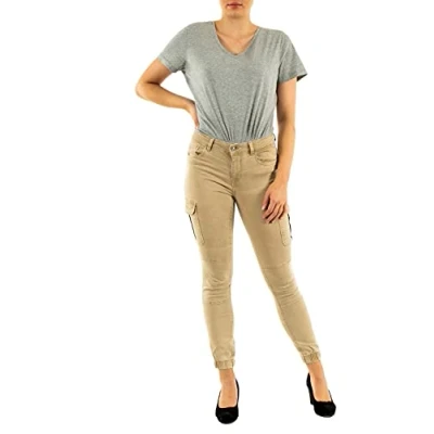 Abbildung von ONLY Missouri Cargohose, Damen, Größe: 40x32, Beige