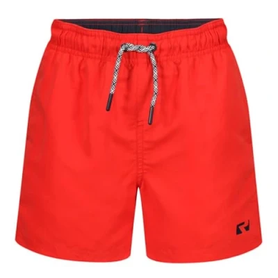Abbildung von RIPT Jungen Essentials Quick Dry UV 50 Sonnenschutz Badeshorts Badehose, Rot, 9 10 Jahre