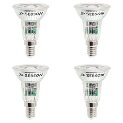 Abbildung von SEBSON® 4er Pack E14 LED 5W COB Lampe vgl. 50W Halogen 420 Lumen warmweiß Spot 46 230V