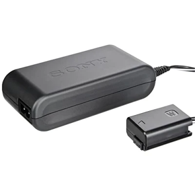 Abbildung von Sony AC PW20 Netzteiladapter mit Akkuanschluss für die NEX und SLT Serie