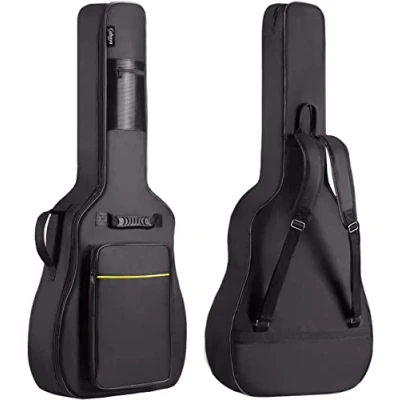Abbildung von CAHAYA Gitarrentasche Akustikgitarre Gig Bag Guitar Case wasserdicht gepolsterte Gitarre Rucksack Verdickte für 39 40 41 Zoll Gitarren CY0152