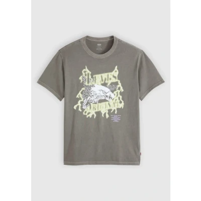 Abbildung von Levi&#039;s Herren Ss Relaxed Fit Tee T Shirt, Lightning Eagle Smok, S