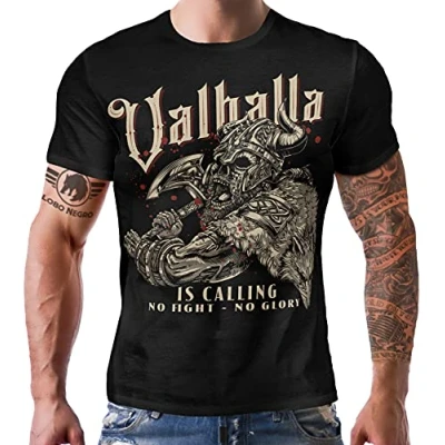 Abbildung von HerrenT Shirt für Wikinger Nordmann Keltic Fans: Walhalla is Calling